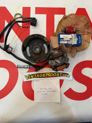 Can Am, Small Taper 250 CC Ignition System, Stator  with NOS Coil Used Parts