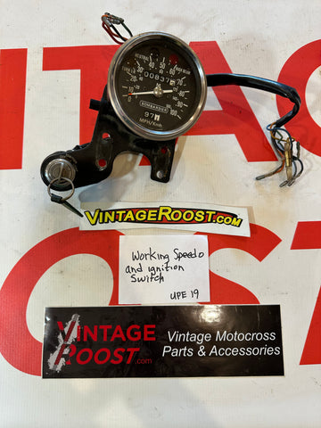 Can Am, Working Speedo and Ignition Switch, Used Parts