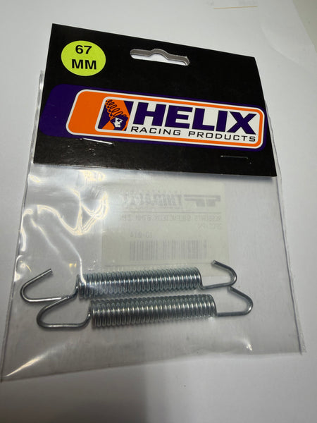 Can Am Exhaust Spring 67 mm Zinc, 2 pieces, NEW!