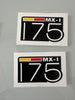 Can-Am, 1973-76, MX1 125, 175, 250 Badges, Reproduction