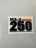 Can Am, 1977, MX3 125, 250 Front Fender Badge Decal, Reproduction - NEW!