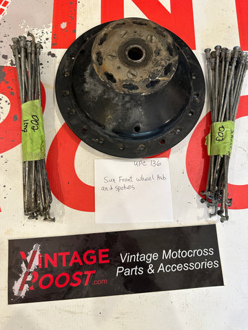 Can Am, Sun Front Wheel Hub and Spokes,  Used Parts,NEW!