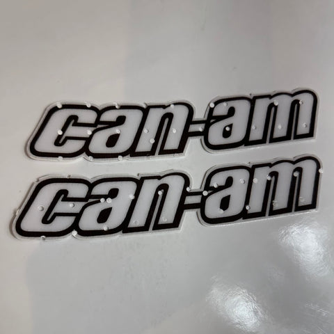 Can Am, 1980-81, MX6, 1980 Qual, Perforated Tank Decals, Reproduction