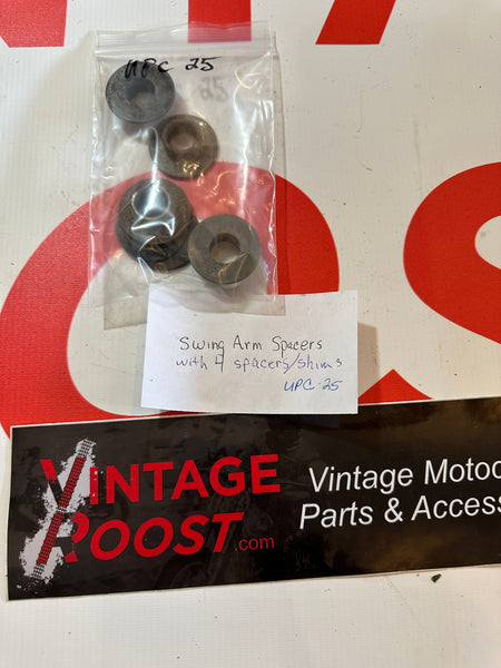 Can Am, Swing Arm Spacers, set of 4, with shims/spacers, Used Parts