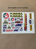 Vintage Sticker Sheets, Decals