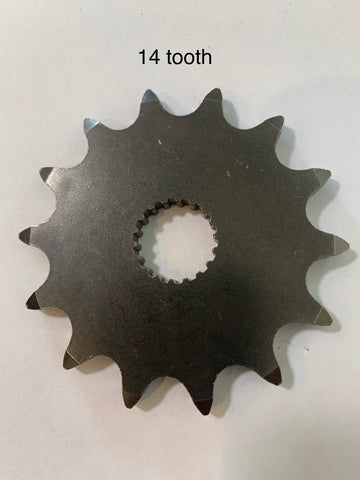 Can Am, Front Sprocket, 125/175/200/250 ,13,  14 and 15 Tooth, fits 1973-82, and other models.