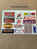 Vintage Sticker Sheets, Decals