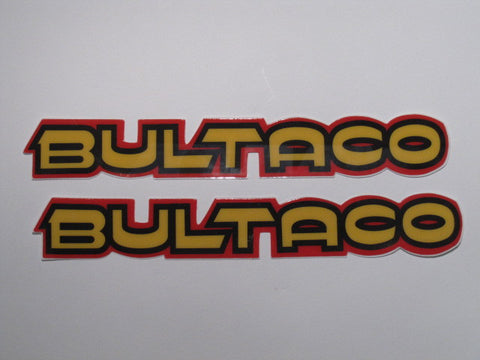 Bultaco, Pursang 360/370, Tank Decals, Reproduction