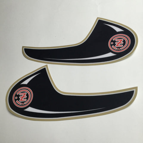 CZ, 1970-71, 380 Single Port, Reproduced Tank Decals, Reproduction