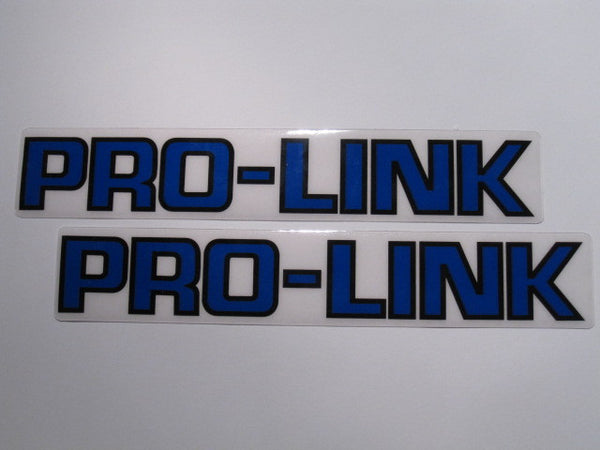 Honda, Blue/Black outline Pro-Link Swing Arm Decals, Reproduction