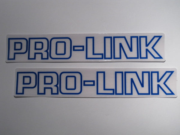 Honda, Blue outline Pro-Link Swing Arm Decals, Reproduction