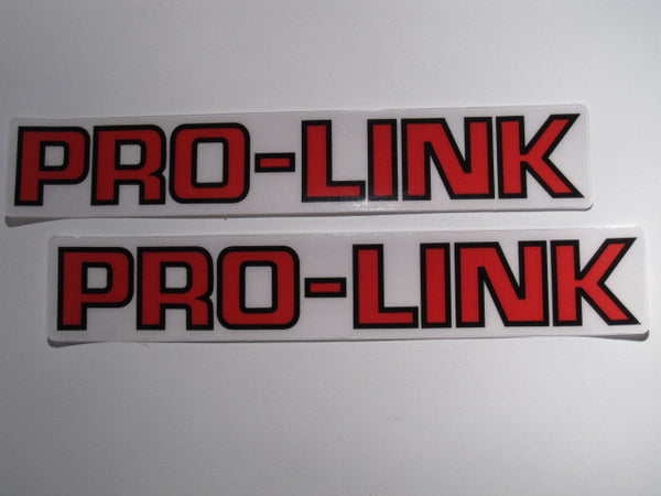 Honda, Red/Black outline Pro-Link Swing Arm Decals, Reproduction