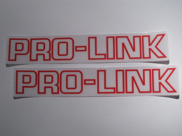Honda, Red Outline Pro-Link Swing Arm Decals, Reproduction