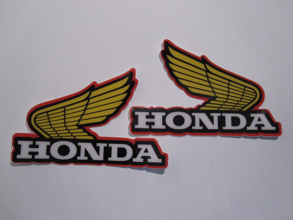 Honda, 1976-77, Wing Tank Decals, Reproduction