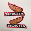 Honda, 1980's (early 80's), Perforated Large Wing Tank Decals, Reproduction