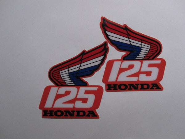 Honda, 1987, CR 125, Rad Decals, Reproduction