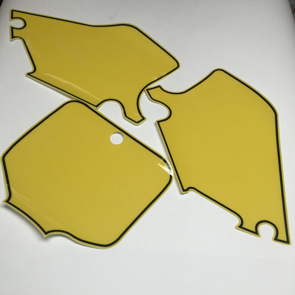 Honda, 1997, CR500 Yellow Number Plate Backgrounds, Reproduction