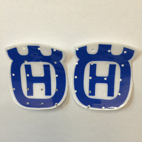 Husqvarna, H Logo Decals - perforated, Reproduction