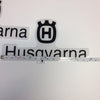 Husqvarna, 1974-77, Black Logo Tank Decals, Reproduction