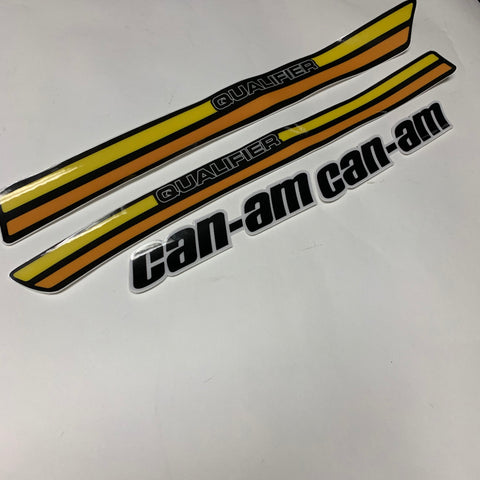 Can-Am, 1977, Qualifier, 125, 175, 250, Non Perforated Tank decals, Reproduction