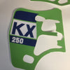 Kawasaki, 1988, KX 250, Rad Decals, Reproduction
