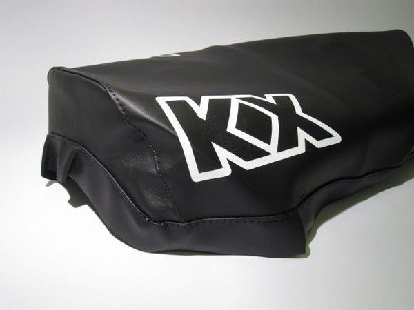 Kawasaki, 1978, KX 250, Seat Cover with Side Graphic, Reproduction