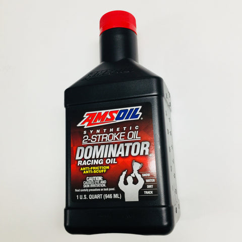 Amsoil DOMINATOR Synthetic 2-Stroke Racing Oil, Quart/946 ml