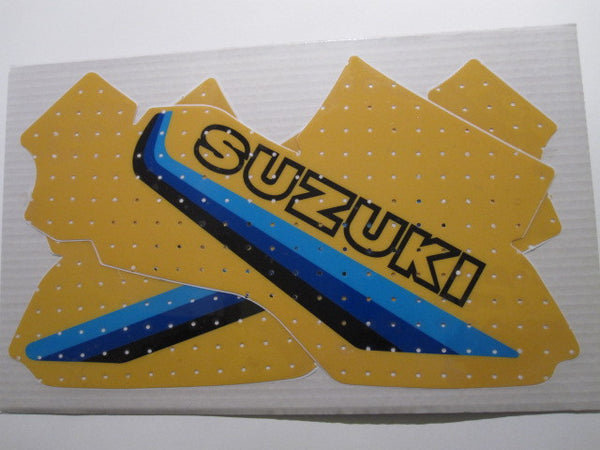 Suzuki, 1982, RM 125, Tank Decals, Reproduction