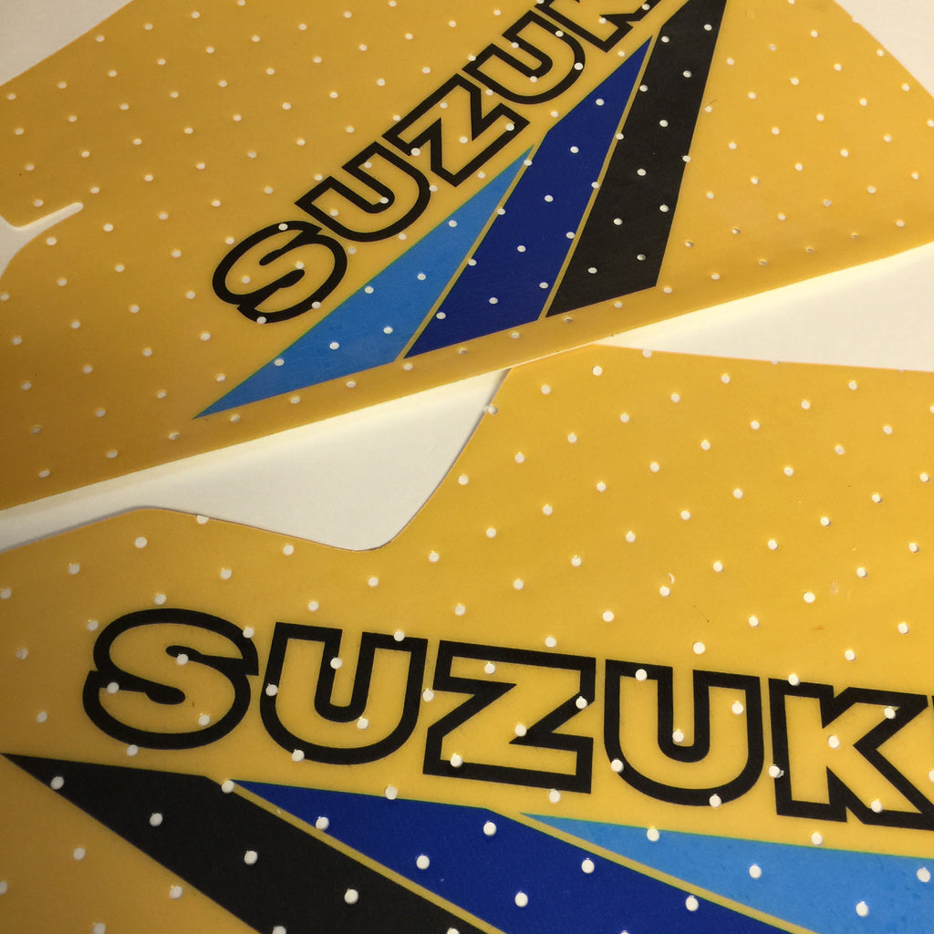 1978-1978.5 RM C and C2 Suzuki Tank Decal Set – Vintage Motocross Stickers