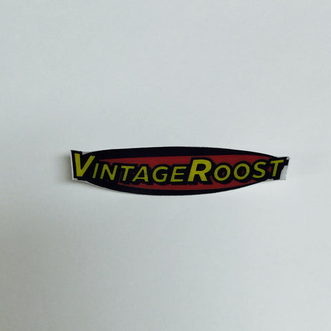 Vintage Roost Bike Decal