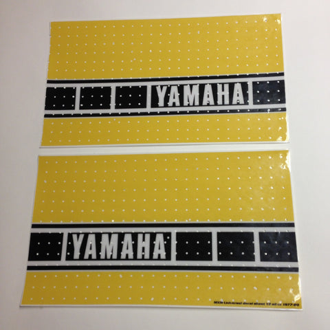 Yamaha, 1977-80, US Speed Block Self Cut Sheets, Universal Tank Decals, Reproduction