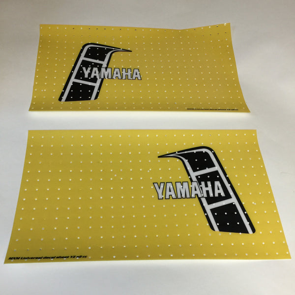 Yamaha, 1982, YZ, US Tank Decals, Self Cut Sheets, Reproduction