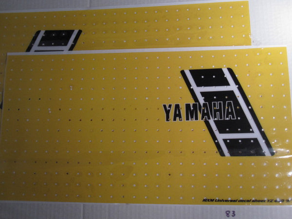 Yamaha, 1983, YZ 490, Universal US Tank Decal Sheets, Reproduction