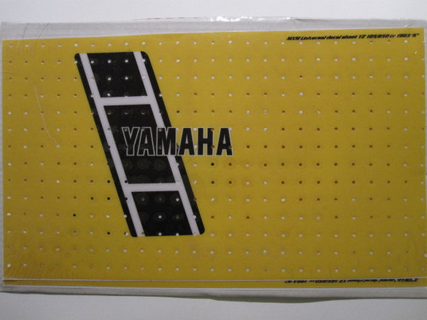 Yamaha, 1983, YZ 125/250, Universal US Tank Decal Sheets, Reproduction