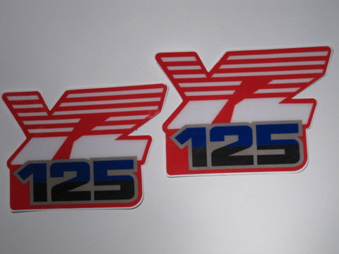 Yamaha, 1986, YZ 125, Rad Decals, Reproduction