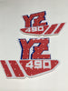 Yamaha, 1988, YZ 490, Tank Decals, Reproduction